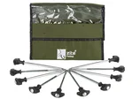 Zite Fishing T-Pegs Zeltheringe Set mit Tasche 10 Stück