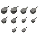Karpfenblei Sortiment 10 Stück Flat Pear Wirbelblei 40-155g Zite Fishing