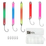 Forellen Stick Spoons UV Aktiv 4-6cm Set 5 Stück in Box Zite Fishing