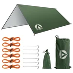 Zamper Tarp Zeltplane grün 3x3 m