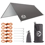 Zamper Tarp Zeltplane grau 3x3 m