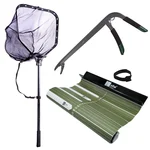 Zite Fishing Raubfisch Abhak Set mit Kescher, Zange und Maßband