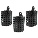 Bleifreier Futterkorb zum Feeder-Angeln Metall 3x 80 g mit Wirbel Zite Fishing