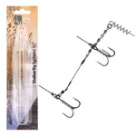 Zite Fishing Hecht Shallow-Rig-System L 13cm - Gummifisch-System ideal für Hechtköder 21 - 26 cm