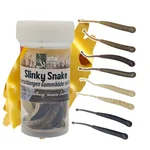 Zite Fishing Slinky Snake Natur Mix Käse 8 cm 8 St. Schlangenförmig Gummi