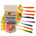 Zite Fishing Slinky Snake Schock Mix Käse 8 cm 8 St. Schlangenförmig Gummi