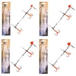 Zite Fishing Drillings-System Set L 13 cm 5-20 g UV Aktiv Gummifische 21-26 cm Hecht-Angeln