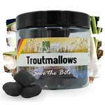 Troutmallows Angelköder Forelle Schwarz Knoblauch-Aroma 40 g Zite Fishing
