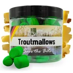 Troutmallows Angelköder Forelle Grün Käse-Aroma 40 g Zite Fishing