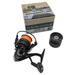 Zite Fishing Spinning Reel Pro 3000 bespult Spinnrolle mit Frontbremse 8+1 2 Aluminiumspulen für Spinnfischen