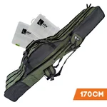 Rutentasche 170 cm mit 3 Innenfächern inkl. 2 Köderboxen – Polyester Angelruten-Futteral Zite Fishing
