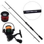 Zite Fishing Inzite Base Stick Perch 225cm 5–20g Barschrute mit Spinning Reel Base 2000 bespult Angelrolle 5+1