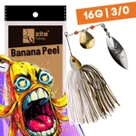 Inzite Rotator Spinnerbaits 16g – Haken 3/0 – Banana Peel – mit Doppelspinnerblatt & Fransen