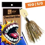 Inzite Blader Bladed Jig 10 g – Haken 5/0 – Chestnut Bite – Starke Vibration & Trailerfähig