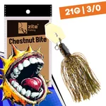  Inzite Blader Bladed Jig 21 g – Haken 3/0 – Chestnut Bite – Starke Vibration & Trailerfähig