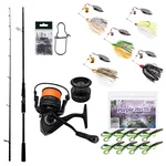 Zite Fishing Inzite Pro Stick Starter-Set Hecht Spinning Reel Pro 4000 bespult, Spinnerbait, Snaps & Inzite Braw