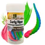 Zite Fishing Curly Viper Mystica Knoblauch 6,5 cm Rotationsköder für Forelle 8 Stück