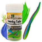 Zite Fishing Twerky Tailer Mystica Knoblauch 7 cm 8 STK 3in1 Gummiköder Forelle