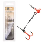 Zite Fishing Hecht-System Single Hook UV-Aktiv 5g - ideal für Hechtköder 12-15 cm