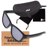 Zite Fishing Polarisationsbrille Basulo – Silber verspiegelt mit UV400-Schutz inkl. Hardcase & Microfasertuch