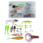 Zite Fishing Zielfischbox Hecht – 14-tlg. Köder-Set mit Box | Gummifische, Wobbler, Jerkbait, Bladed Jig & Blinker