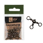 Zite Fishing Kreuzwirbel Größe 6# – 15 Stück Dreifachwirbel für Grundangeln & Dropshot-Montagen