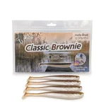 Inzite Shad Classic Brownie 15,5 cm – Gummifisch für Zander & Hecht, 4 Stück