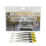 Zite Fishing Inzite Shad Golden Voltage 15,5 cm – Gummifisch für Zander & Hecht, 4 Stück
