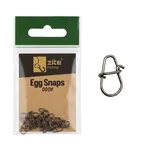 Zite Fishing Egg Snaps Gr. 000# - Karabinerhaken 4 kg Tragkraft, 30 Stück, für Spinnfischen auf Hecht, Zander & Barsch