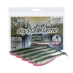 Zite Fishing Inzite Shad Crystal Flame 12 cm Gummifisch 5 Stück – Zander Angeln