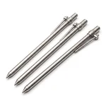 Zite Fishing Edelstahl Banksticks verstellbar 3er-Set – Teleskop Bankstick rostfrei für Bissanzeiger & Rutenauflage