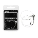 Zite Fishing Jighead 7 g – fertiges Fluorocarbon-Vorfach 0,28 mm, 40 cm, Gr. 3/0 für Barsch & Zander