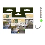 Zite Fishing Tungsten RotateRig Hooks 3er Set - 1x Gr. 4 + 2x Gr. 6 - Rotationshaken für Forelle