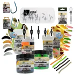 Zite Fishing Fixdrops Starterset XXL – Forellen-Set mit Bleien, Vorfachhaken, Ködern & Sortierbox
