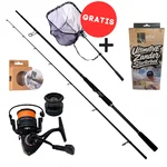 Zite Fishing Zander Angelset Komplett XXL – Rute, Rolle & Starterbox + Kescher GRATIS für Hecht, Zander & Forelle