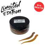 Curly Viper Caramel Pumpkin 6,5 cm – Forellenköder Limited Edition, Dose mit 8+4 Stück GRATIS