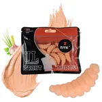 Big Mag Forellen Gummimaden Lachs UV-aktiv Knoblauch 3 cm 10 Stück