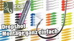 Forellenwürmer 5,5 cm 25 Stück mit 3 Tungstenhaken Zite Fishing Video