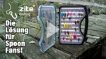 Zite Fishing Trout Spoon Box Groß & Wasserdicht 28x22x7cm Video