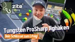 Zite Fishing Premium Tungsten Pro Sharp Jighaken Metallic #8 - Teflonbeschichtete Forellen-Haken mit Tungstenperle Video