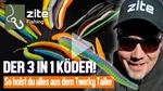 Zite Fishing Twerky Tailer Nature Mix Knoblauch 7 cm 8 STK 3in1 Gummiköder Forelle Video